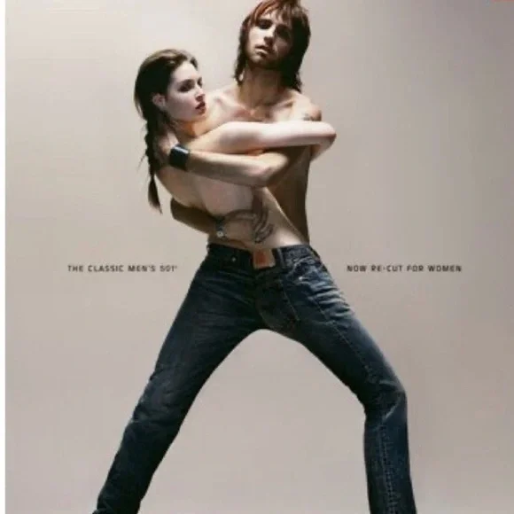 Vintage Levis 501 Jeans 34/32 Actual 29/29 Blue Workwear Denim USA MADE Womens - Picture 3 of 11